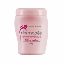 Creme Para Afinar Os Pés Hidrata e Afina Calos Áreas Ásperas DERMOPÉS Abelha Rainha 55gr REF 2218