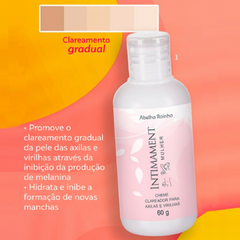 Creme Clareador de Axilas e Virilhas Intimament Abelha Rainha 60g Para Pele Escurecida REF 2222 - Importados da Malu