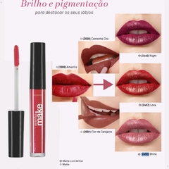 Batom Líquido Love Longa Duração Matte Com Glitter Minha Make 3g ODORATA REF 2452 - comprar online