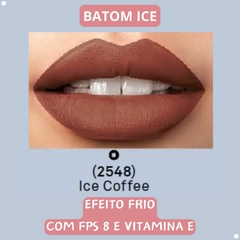 Batom Ice Coffee Matte Acetinado Efeito Frio FPS 8 Longa Duração Minha Make Odorata REF 2548 - comprar online