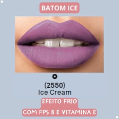 Batom Ice Cream Matte Acetinado Efeito Frio FPS 8 Longa Duração Minha Make Odorata REF 2550 na internet