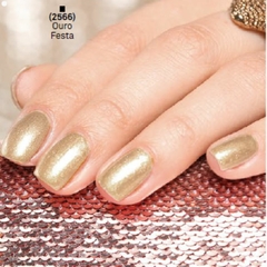 Esmalte 60 Segundos Ouro Festa Cintilante 7ml Viva Unhas ODORATA REF 2566 - comprar online