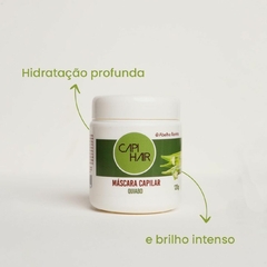 Máscara Capilar Quiabo Capi Hair Alinha Hidrata Elimina Frizz Abelha Rainha 120gr REF 2613 - comprar online