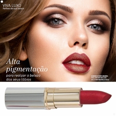 Batom Luxo Gold Marsala Gold Matte Cintilante Brilhoso Viva Luxo ODORATA REF 2619 - comprar online