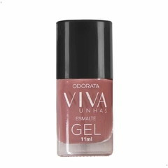 Esmalte Em Gel Malva Glam Rosê Cremoso Não Precisa Cabine Secagem Rápida Hipoalergênico Viva Unhas ODORATA REF 2682