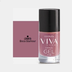 Esmalte Em Gel Boca Glamour Rosa Cremoso Não Precisa Cabine Secagem Rápida Hipoalergênico Viva Unhas ODORATA REF 2683 - comprar online