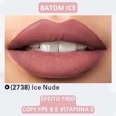 Batom Ice Nude Matte Acetinado Efeito Frio FPS 8 Longa Duração Minha Make Odorata REF 2738 - comprar online