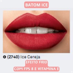 Batom Ice Cereja Matte Acetinado Efeito Frio FPS 8 Longa Duração Minha Make Odorata REF 2740 - comprar online