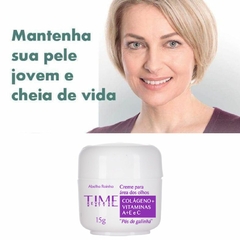 Creme Facial Para Pés de Galinha Área dos Olhos Olheiras TIME REVERSE Abelha Rainha 15gr REF 3070 - comprar online