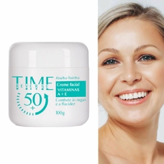 Creme Facial Rejuvenescedor Combate Às Rugas e Flacidez TIME REVERSE 50 Abelha Rainha REF 3083