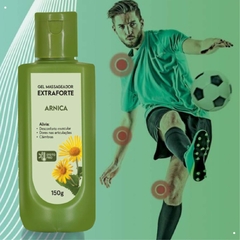 Imagem do Gel Extra Forte de Arnica Para Dores Musculares Joelho Costas Ombro Câimbras Cansaço Bom Médico Abelha Rainha REF 3131