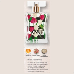 Imagem do Deo Parfum Anne Feminino 100ml Odorata Chipre Floral Citríco Amadeirado REF 3262