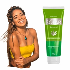 Gel Pós Sol Aloe Vera e Camomila RAINHA SOLAR Abelha Rainha 120gr REF 3434