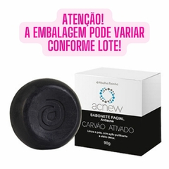 Imagem do Sabonete Facial Antiacne Carvão Ativado Contra Espinhas ACNEW Abelha Rainha REF 3555