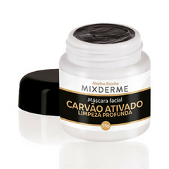 Máscara Facial Carvão Ativado Limpeza Profunda MIXDERME Abelha Rainha 55gr REF 3682