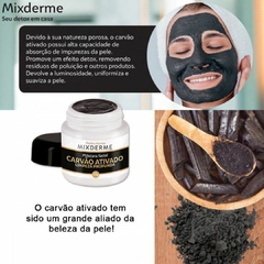 Imagem do Máscara Facial Carvão Ativado Limpeza Profunda MIXDERME Abelha Rainha 55gr REF 3682