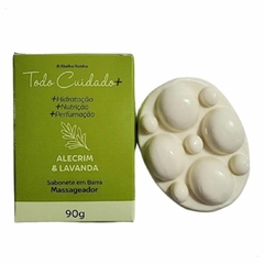 Sabonete Massageador em Barra de Alecrim e Lavanda Todo Cuidado Mais Abelha Rainha 90g REF 3822 - comprar online