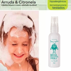 Spray Para Coceira Nos Cabelos Piolhos Lêndeas Infantil ARRUDA E CITRONELA Abelha Rainha 60ml REF 4074 na internet