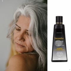 Shampoo Desamarelador para Cabelos Brancos e Grisalhos Intensive Super Silver 300ml Abelha Rainha REF 4107 na internet