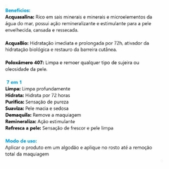 Demaquilante Água Micelar 7 em 1 Ar Maquiagem 120ml Abelha Rainha REF 4198 na internet