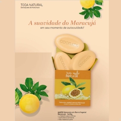 Sabonete em Barra Vegetal Maracujá Com Efeito Calmante Toda Natural Odorata Caixa Com 3 Unidades de 90g Cada REF 4523