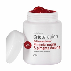 Gel Termoativador Pimenta Negra e Pimenta Caiena 240gr Abelha Rainha Redução de Medidas Celulite Pernas Bumbum REF 4576 - loja online