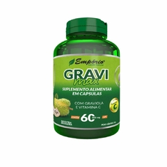 Suplemento Alimentar GRAVIMAX Graviola Vitamina C Diabete Fraqueza Anti Inflamatório 60 cápsulas Empório Saúde REF 1231 - loja online