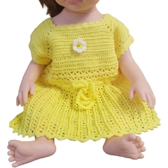 Vestidinho Para Boneca Bebê Reborn ou Baby Alive 25cm a 37cm - Importados da Malu