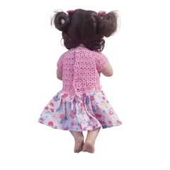 Imagem do Vestidinho Para Boneca Bebê Reborn ou Baby Alive 25cm a 37cm