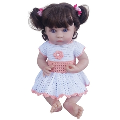 Vestidinho Para Boneca Bebê Reborn ou Baby Alive 25cm a 37cm - Importados da Malu