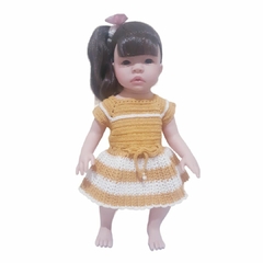 Vestidinho Para Boneca Bebê Reborn ou Baby Alive 25cm a 37cm - Importados da Malu