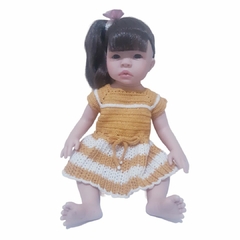 Vestidinho Para Boneca Bebê Reborn ou Baby Alive 25cm a 37cm - Importados da Malu