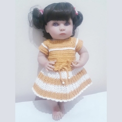 Vestidinho Para Boneca Bebê Reborn ou Baby Alive 25cm a 37cm - loja online