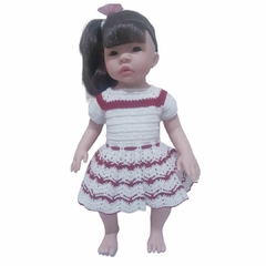 Vestidinho Para Boneca Bebê Reborn ou Baby Alive 25cm a 37cm