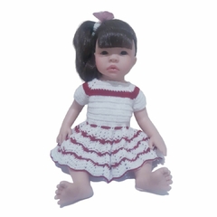 Boneca Reborn Bebê Realista Small SidNyl Com Acessórios REF 1184 na internet