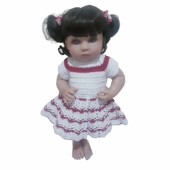 Vestidinho Para Boneca Bebê Reborn ou Baby Alive 25cm a 37cm - Importados da Malu