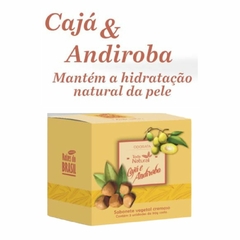 Sabonete Vegetal Cremoso Em Barra Cajá e Andiroba Caixa Com 3 unidades TODA NATURAL Odorata RAÍZES DO BRASIL REF 4490 - comprar online