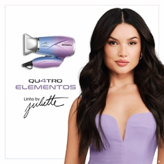 Imagem do Secador de Cabelo By Juliette 1200W Cabo Dobrável SCT-JU-03 Azul-Rosa Bivolt Mondial