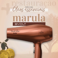 Secador de Cabelo Gama Marula Profissional Super Potente 2000W Auto Bivolt Ar Frio Anti Frizz Ceramic Íon - comprar online