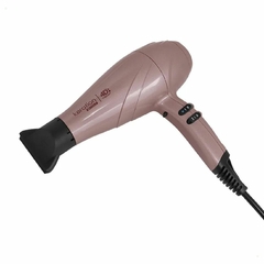 Secador de Cabelo Keration 4D PRO 2500W Super Potente Profissional Rosê/Preto Bivolt Automático Gama Italy - Importados da Malu