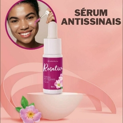 Sérum Facial Antissinais Com Óleo de Rosa Mosqueta Suaviza Linhas De Expressão Rugas 18ml Abelha Rainha REF 3084 - loja online