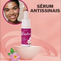 Imagem do Sérum Facial Antissinais Com Óleo de Rosa Mosqueta Suaviza Linhas De Expressão Rugas 18ml Abelha Rainha REF 3084