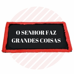 Tapete Em PVC Capacho Super Resistente Com Frases De Deus Bíblicas 60x40cm - comprar online