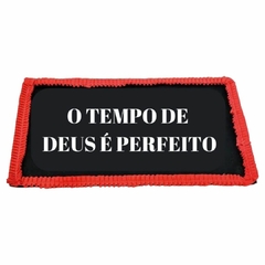 Tapete Em PVC Capacho Super Resistente Com Frases De Deus Bíblicas 60x40cm - comprar online