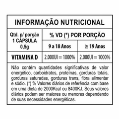 Vitamina D 2000ui 30 Cápsulas De 500mg Eurofito REF 49785 na internet