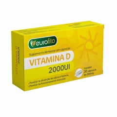 Vitamina D 2000ui 30 Cápsulas De 500mg Eurofito REF 49785