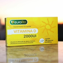 Imagem do Vitamina D 2000ui 30 Cápsulas De 500mg Eurofito REF 49785