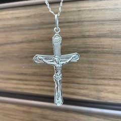 Pingente Crucifixo 4,6X3cm Prata Legítima 925 - comprar online
