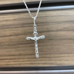 Pingente Crucifixo 3,2X2cm Prata Legítima 925 - comprar online