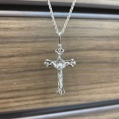 Pingente Crucifixo 3,4X2,1cm Prata Legítima 925 - comprar online